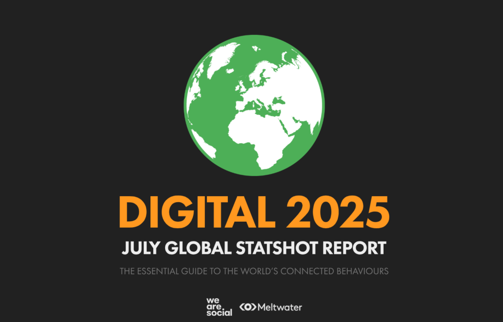 Digital 2025 July Global Snapshot - image credit Datareportal