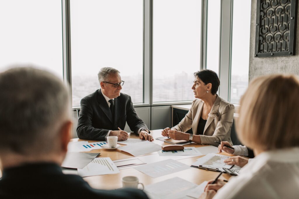 an image of people in a sales meeting