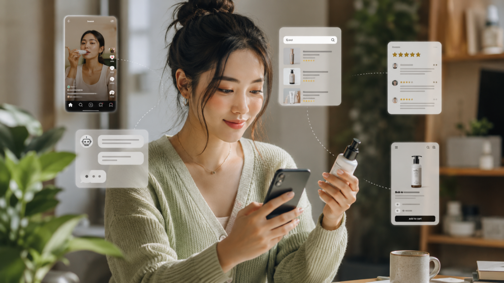 Social can create demand. AI can shape the consideration set.